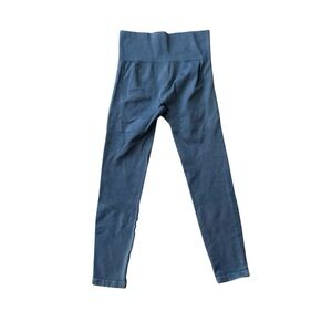 JoyLab Navy Blue Woman's Size Small Ribbed Athletic Workout Leggings Athleisure